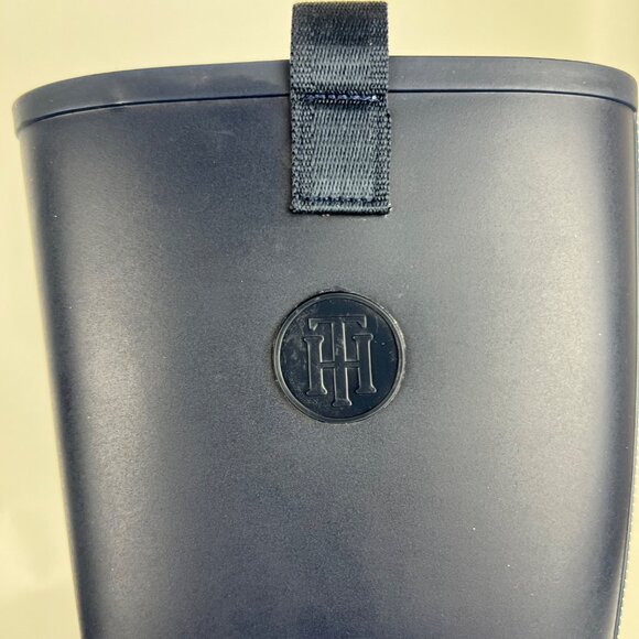 Tommy Hilfiger Womens Karissa Blue Rain Boots Pull On Water Resistant size 9 - Picture 15 of 16